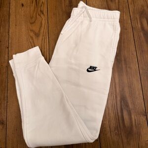 Nike Mens White Joggers
